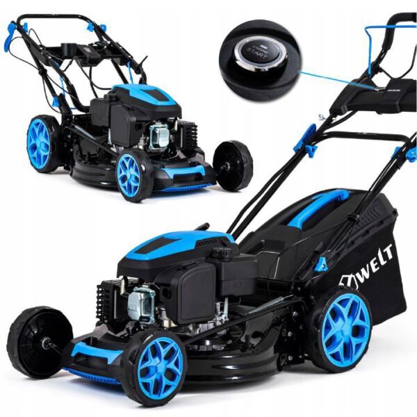 kosiarka spalinowa potĘŻna 224cc rozrusznik napĘd 53cm mulczowanie 9w1